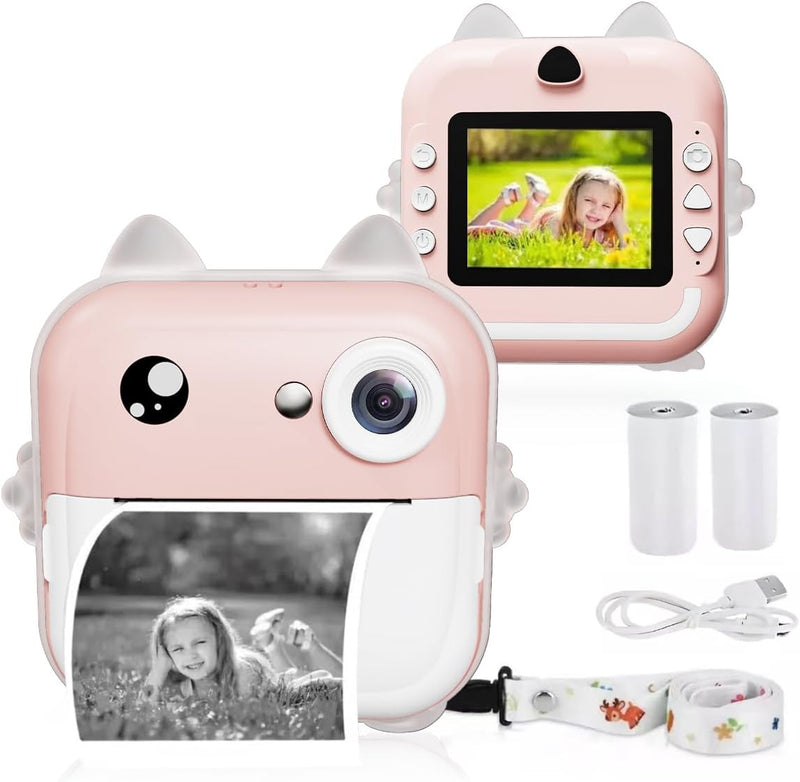 Câmera Digital Infantil com Impressão Instantânea