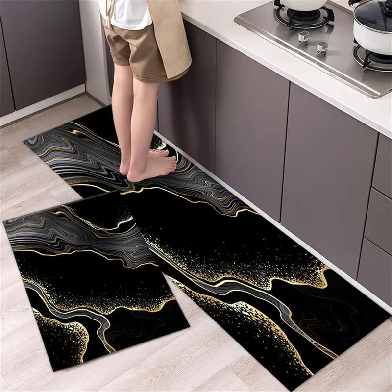 Tapete para Cozinha Absorvente Ladrilhos