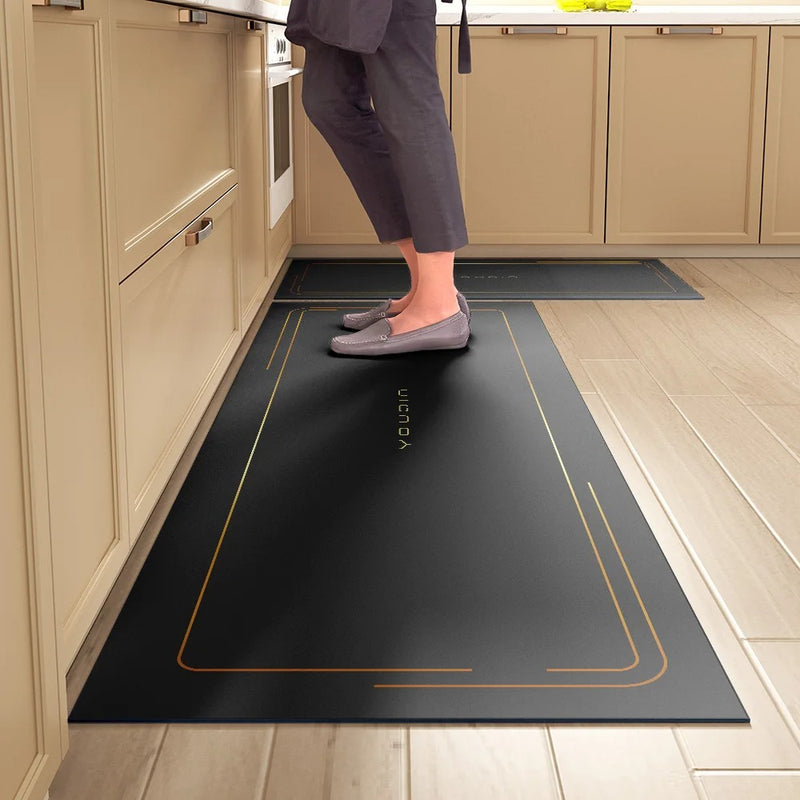 Tapete para Cozinha Absorvente Ladrilhos