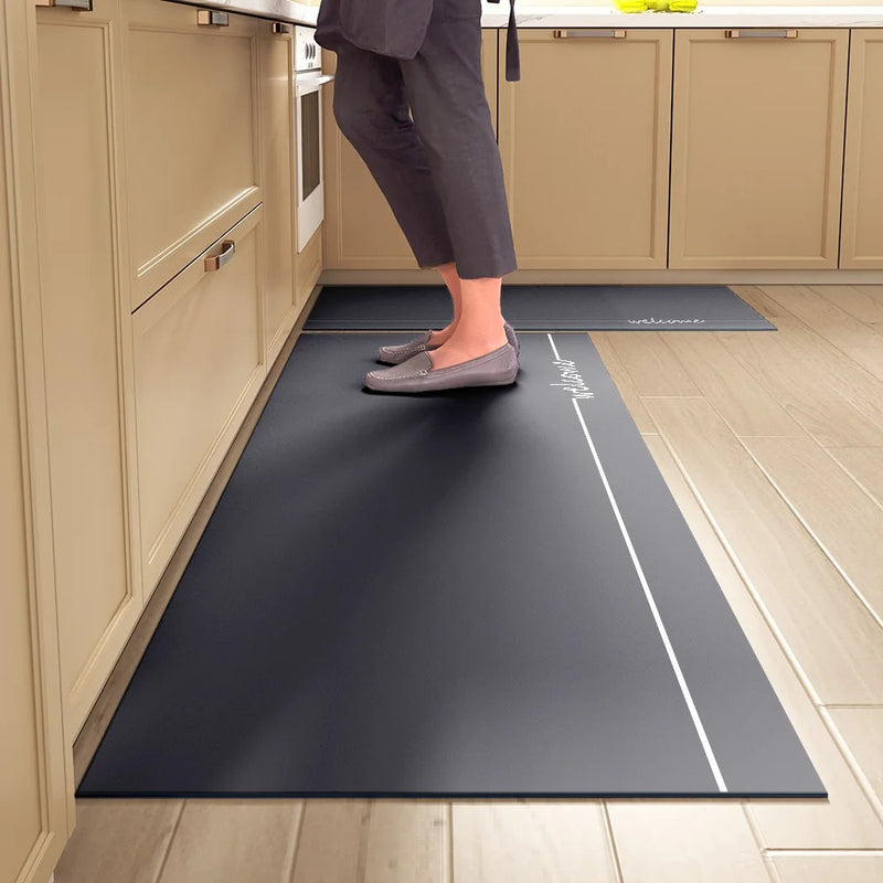 Tapete para Cozinha Absorvente Ladrilhos