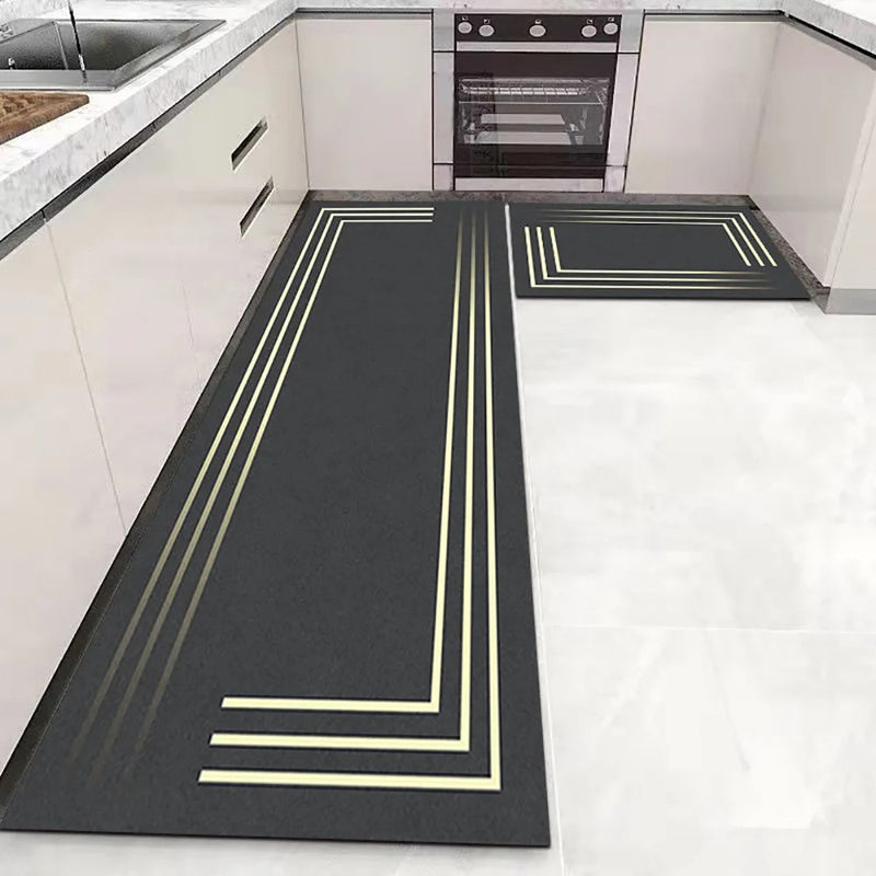 Tapete para Cozinha Absorvente Ladrilhos